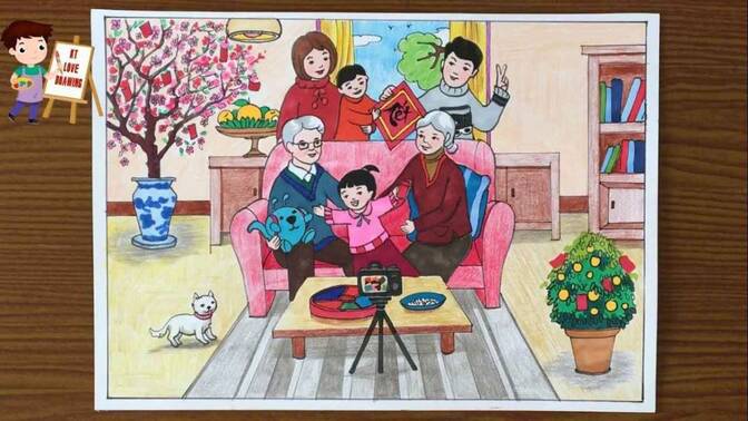 Vẽ tranh gia đình - Olm sẽ đưa bạn đến với một thế giới đầy màu sắc và hình ảnh đẹp, trong đó có gia đình là trung tâm. Vẽ tranh gia đình không chỉ giúp cho bạn thể hiện tình cảm với gia đình mình mà còn giúp bạn giải trí và thư giãn. Hãy cùng xem hình ảnh này để bắt đầu vẽ tranh gia đình nhé!